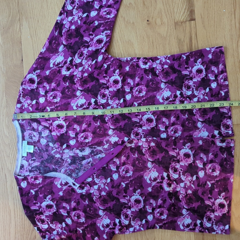 Garnet hill merino wool cardigan - Picture 5 of 8